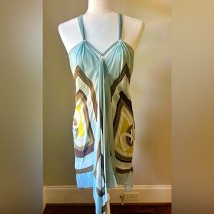 BCBG Chiffon and Beaded Dress - Like New